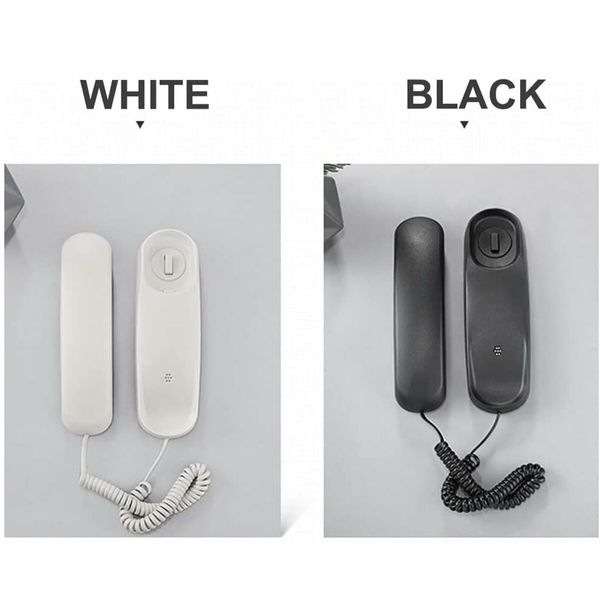 Landline Phone - Durable Corded Phone for The Office,Mini Phone uses HD Sound Chips,Making The Sound Clearer,It is Suitable for Office and Home use,and More (Warm White)