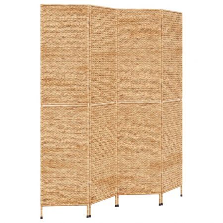 Room Divider 4-Panel 163x180 cm Water Hyacinth