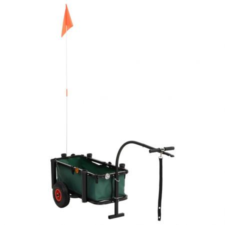 Fishing Trolley with Bag Black Steel