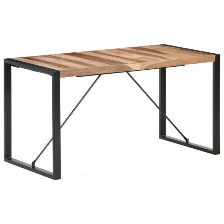 Dining Table 140x70x75 cm Solid Wood with Sheesham Finish