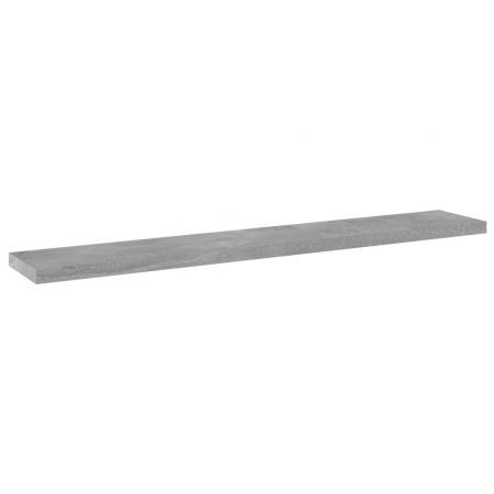 Bookshelf Boards 4 pcs Concrete Grey 60x10x1.5 cm Engineered Wood