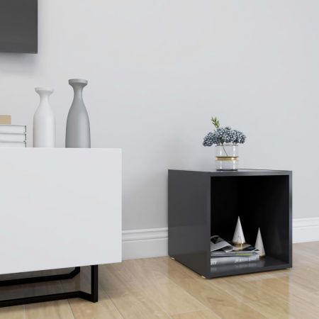 TV Cabinet Grey 37x35x37 cm Engineered Wood