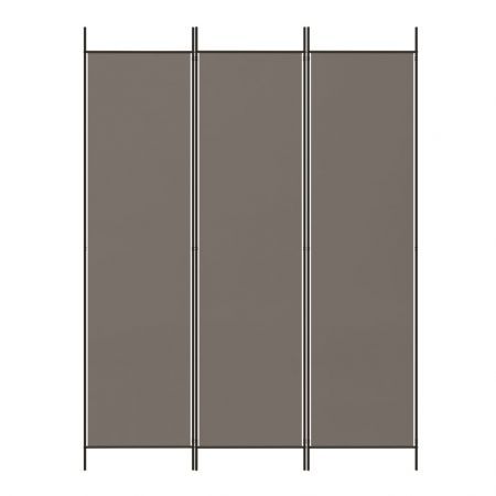 3-Panel Room Divider Anthracite 150x200 cm Fabric