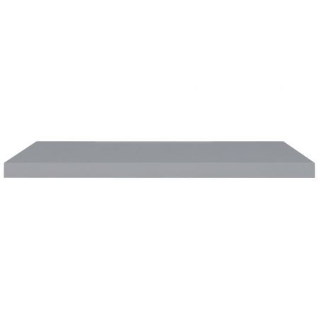 Floating Wall Shelf Grey 90x23.5x3.8 cm MDF