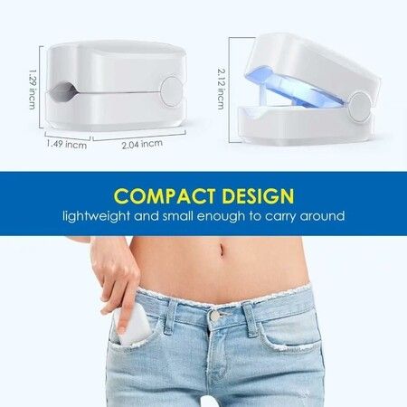 Nail Fungus Remover Cleaning Device Damaged Discoloured Thick Toenails Fingernails Effective Foot Care Rechargeable Home