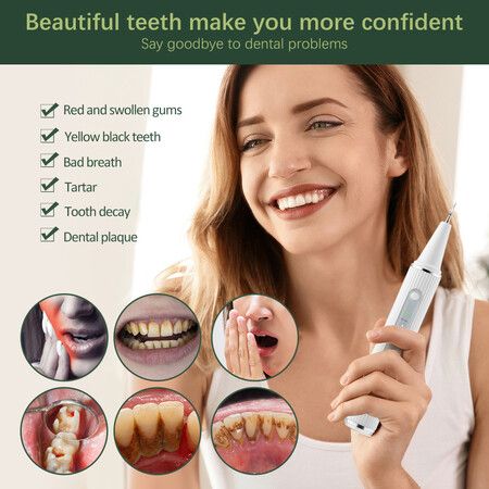 Ultrasonic Tooth Cleaner Visual Electric Dental Scaler Calculus Remover Teeth Whitening Plaque Stain Cleaner