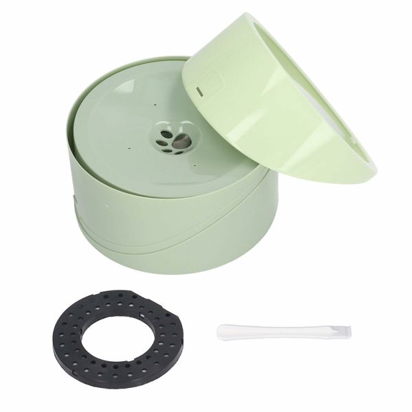 Water Dispenser Filter Water Pet Cat Nonslip Replaceable Green