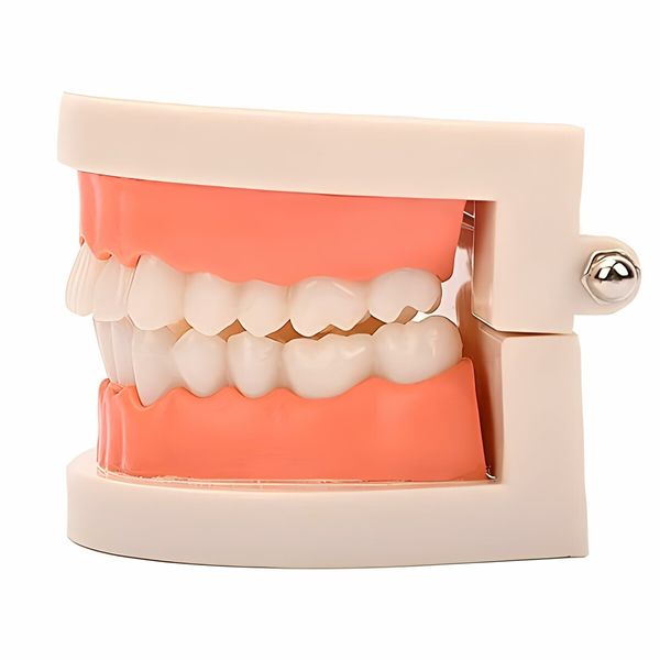 Standard Teeth Model,Kids Dental Teaching Study Supplies Standard Typodont Demonstration Teeth Model(Without Wisdom Teeth) (Convenient Design,No Need for Wrenches)