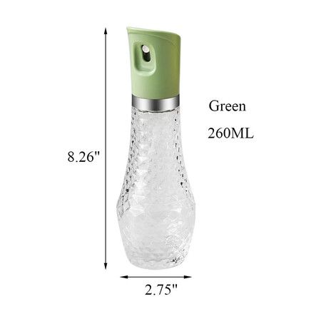 Cooking Oil Sprayer, Olive Oil Sprayer, Air Fryer Sprayer, Oil Sprayer, Glass Bottle, Kitchen Tools for BBQ, Salad, Baking,1 Pack,Green