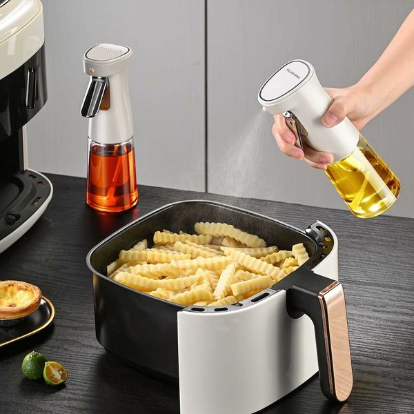 240Ml Glass Oil Sprayer, Kitchen Accessories for Air Fryer, Canola Oil Sprayer, Widely Used for Making Salad, Baking, Frying, Cooking(1 Pack)
