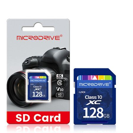 128GB Class 10 SDHC Memory Card high quality flash memory