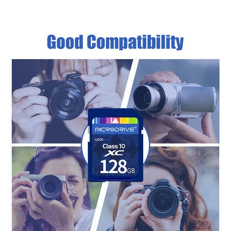 128GB Class 10 SDHC Memory Card high quality flash memory