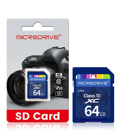 64GB Class 10 SDHC Memory Card high quality flash memory