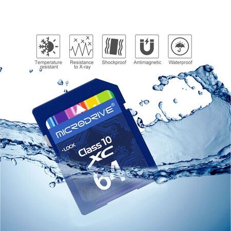 64GB Class 10 SDHC Memory Card high quality flash memory