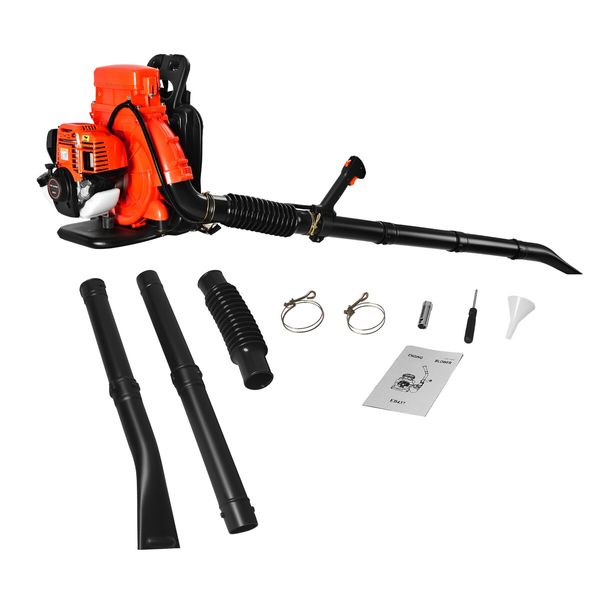 Petrol Leaf Blower Backpack 4 Stroke 38CC Cordless Grass Garden Lawn Yard Dust Debris Blowing Machine