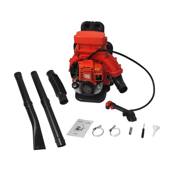 Petrol Leaf Blower Backpack 4 Stroke 38CC Cordless Grass Garden Lawn Yard Dust Debris Blowing Machine