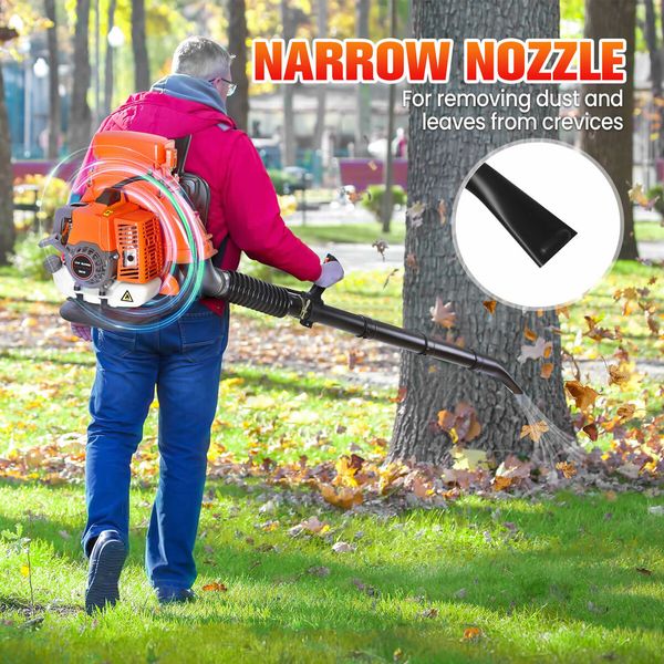 Petrol Leaf Blower Backpack 2 Stroke 65CC Single Cylinder Cordless Garden Lawn Yard Snow Dust Sand Blowing Machine