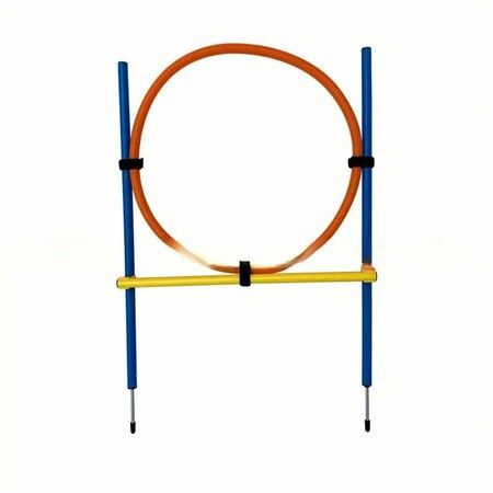 Pet Agility Dog Training Device, Dog Barrier Training Jumping Pole, Jumping Ring, Fence, Dog Agility Training Equipment