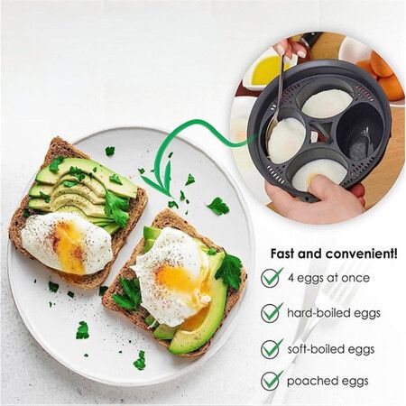 Egg Boiler 4 Eggs Poacher - Thermomix Accessories For TM5 TM31 TM 6 Kitchen Accessory