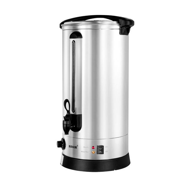 Maxkon 27L Water Dispenser Urn Instant Hot Cold Coffee Maker Tea Kettle Machine Commercial Home Stainless Steel with Tap