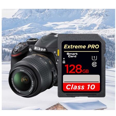 128GB Extreme PRO SD Memory Card SD Card Class10  For 1080p 3D 4K Video Camera