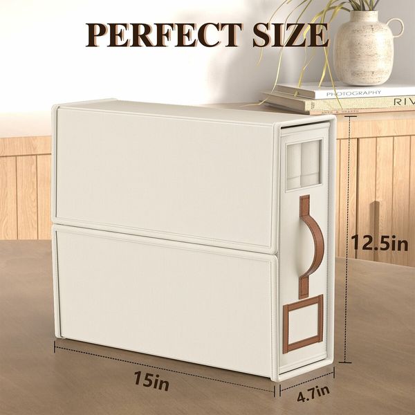 Foldable Bed Sheets Set Organizers and Storage, Folding Bedding Storage Box for Bedsheets and Pillow Cube Closet Organizer-Beige