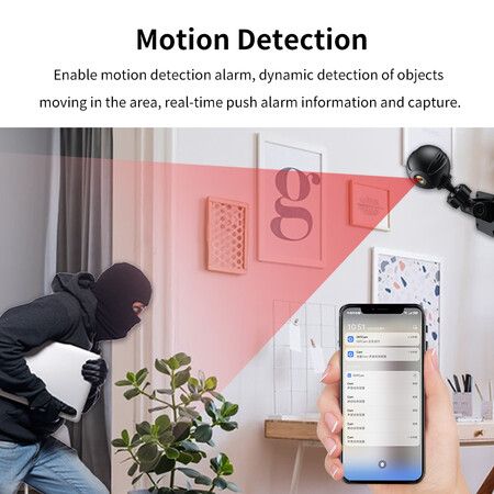 Mini Wifi Wireless Security Camera IR Night Vision Monitoring Remote Monitor Video Surveillance Smart Home Outdoor Sports Aerial Camera