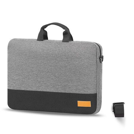 14 Inch Laptop Case Water Resistant Laptop Sleeve Cover Computer Carrying Bag Compatible with MacBook HP Lenovo Dell Asus Acer Chromebook Notebook, Grey