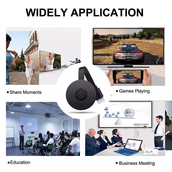 1080P Wireless HDMI Dongle Display Receiver Wireless TV Screen Mirror Display TV Cast Display For IOS Android Windows