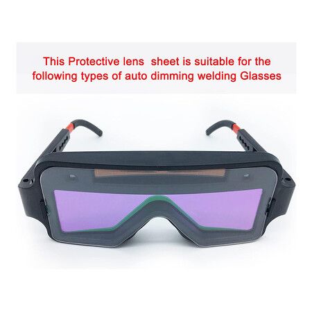 Welding Goggles Auto Darkening,Solar Auto Darkening Welding Glasses Over Glasses Mask Helmet, Welder Safety Eye Protection PC Glasses