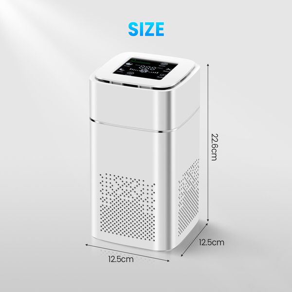 HEPA Air Purifier Cleaner Portable Room Dust Filter Purification System Quiet Activated Carbon Filtration 4 Speeds