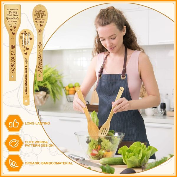 For Grandma Cutting Board Set Bamboo Chopping Board Chaos Coordination EcoFriendly Chefs Choice Birthday Friendship Gifts Women Female Anniversary Christmas Kitchen Gifts