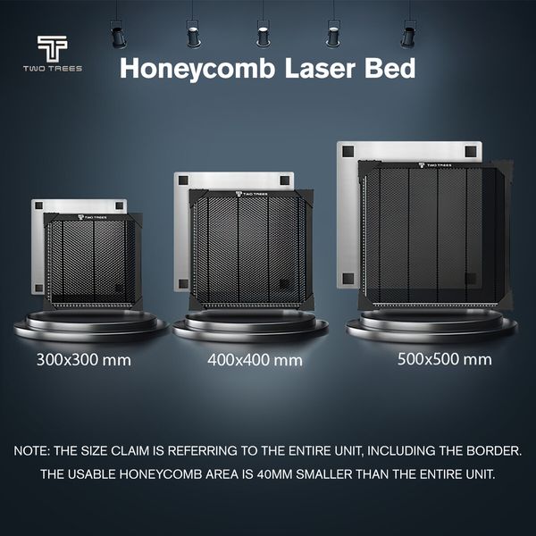 Engraving Honeycomb Bed Laser Cutter Working Table for Cutting Machine Printing Kit with Plate Engraver 500x500mm