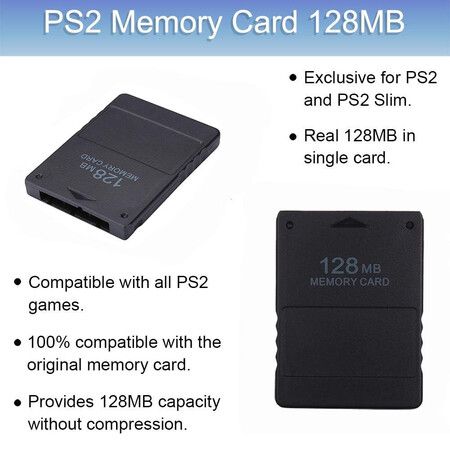 Playstation 2 PS2 Memory Card 128MB