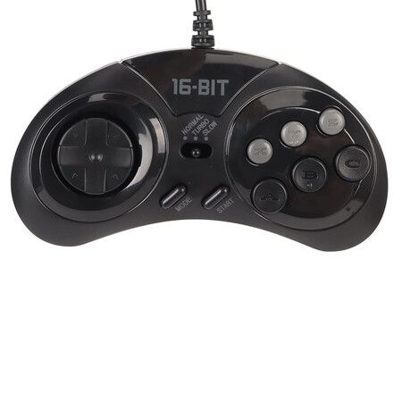 16Bit 9 pin Mini Handheld Game Console for Sega Pubg Mobile Gamepad Ergonomic Game Controller White Specialty Store