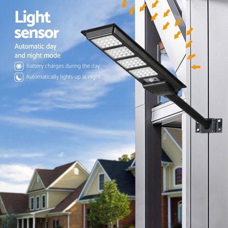 Leier 320 LED Solar Street Light Flood Motion Sensor Remote