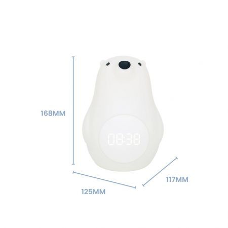 Muid Wake Up Bear White HM--105-MUID