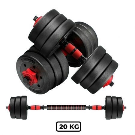 Verpeak Adjustable Rubber Dumbbells 20kg VP-DB-113-VS