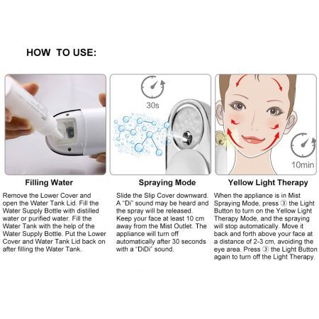 TOUCHBeauty Light 590 Portable Facial Mist TB-1185