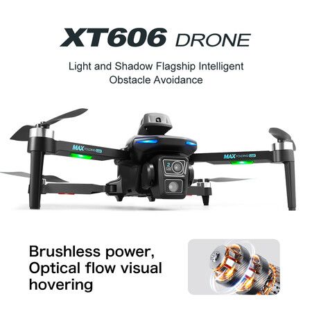 2.4G WIFI FPV 1080P dual axis gimbal high-definition camera, 13 minutes flight time, brushless foldable RC drone quadcopter RTF