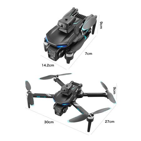 2.4G WIFI FPV 1080P dual axis gimbal high-definition camera, 13 minutes flight time, brushless foldable RC drone quadcopter RTF