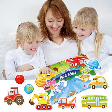 Traffic Theme Montessori Busy Book Toddlers Preschool Learning Activities Developmental Sensory Interactive Hands-On Educational Toys