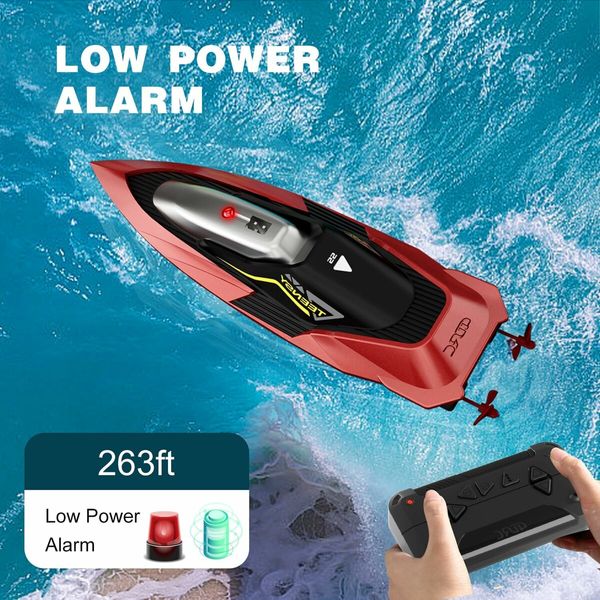 2.4G Wireless Remote Control Boat Speedboat Boys Water Toy High-Speed Racing Boat,Electric Model Toy Boat