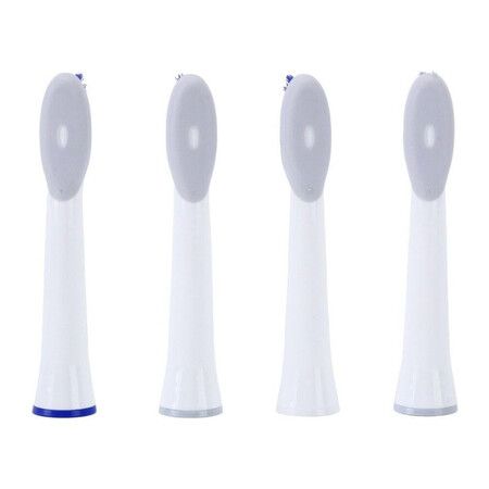 Pulsonic Slim Replacement Toothbrush Heads for Precise Teeth Cleaning,4 Pcs