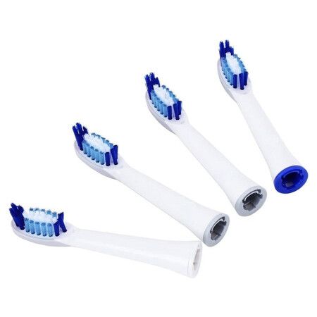 Pulsonic Slim Replacement Toothbrush Heads for Precise Teeth Cleaning,4 Pcs