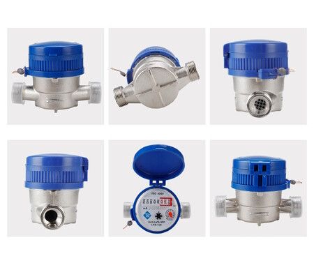 Water Meter Pulse Output Cold Water Flow Meter Garden Home smart water meter water saving residential irrigation system