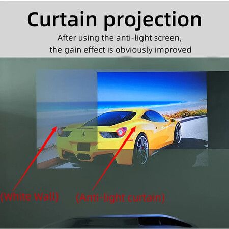 Portable 4K Projector Screen Simple Curtain Anti-Light 120 Inches Projection Screens For Home Outdoor Office Projector