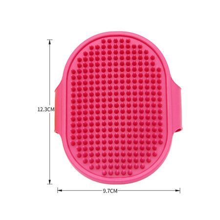 4 PCS New Grooming Pet Shampoo Brush Soothing Massage Rubber Bristles Curry Comb for Dogs And Cats Washing