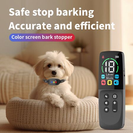 Remote Bark Collar Dog Bark Large Medium Small Dogs Rechargeable Anti Barking Training Collar Collar Beep