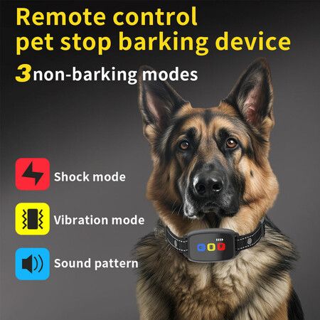 Remote Bark Collar Dog Bark Large Medium Small Dogs Rechargeable Anti Barking Training Collar Collar Beep